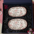 Dreamy floral teaplates