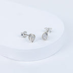 Moonstone Exquisite Teardrop Earrings in 92.5 Sterling Silver