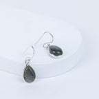 Laborodite Teardrop Danglings in 92.5 Sterling Silver