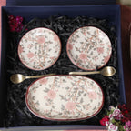 Dreamy floral teaplates