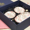 Dreamy floral teaplates