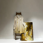 Organic cotton Handpainted shirt dress
