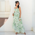 Verdant Whisper – Maxi Dress