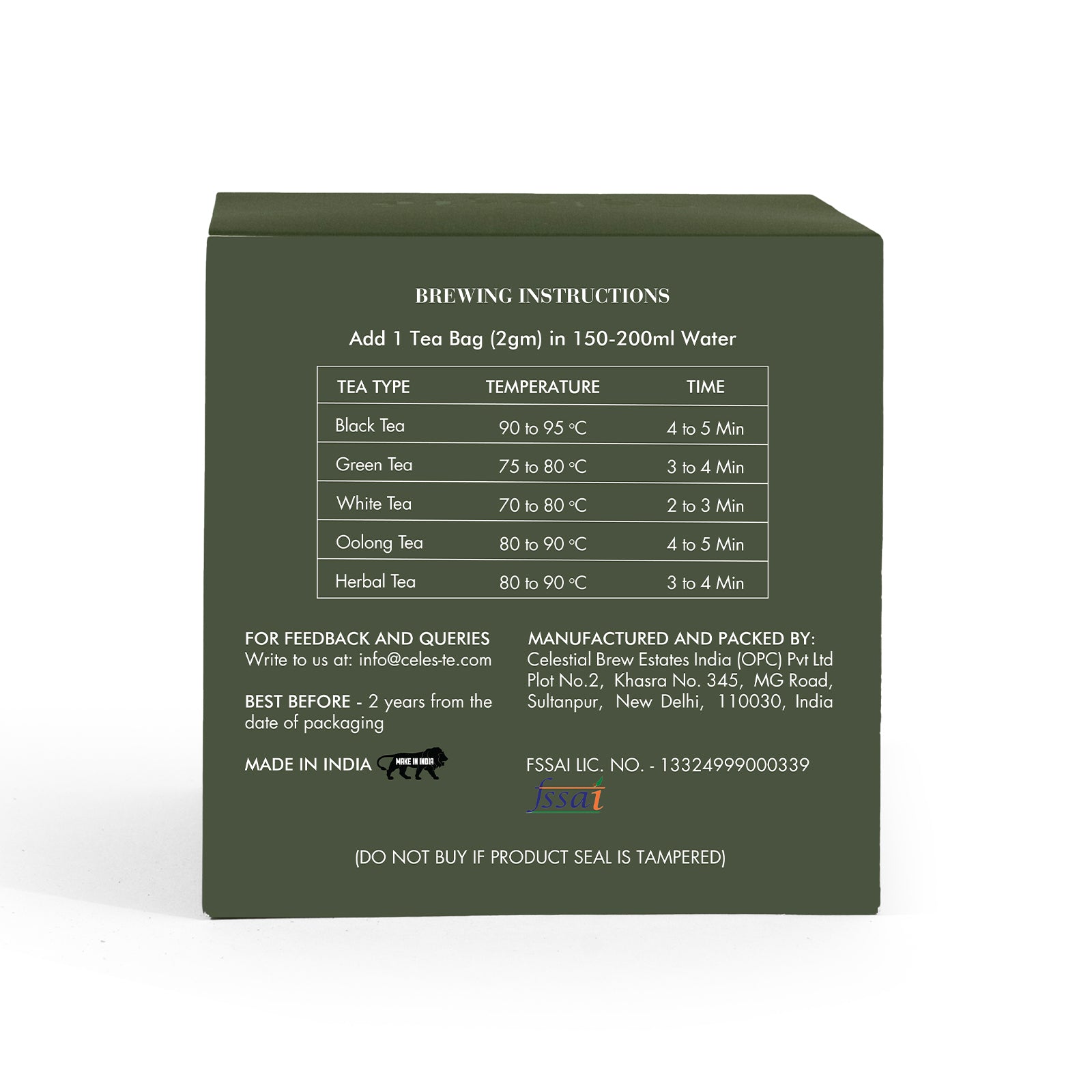 Celeste Detox, Ginger Mint Tea
