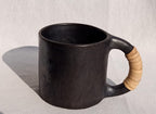 Longpi Black Pottery Beer Mug - Medium