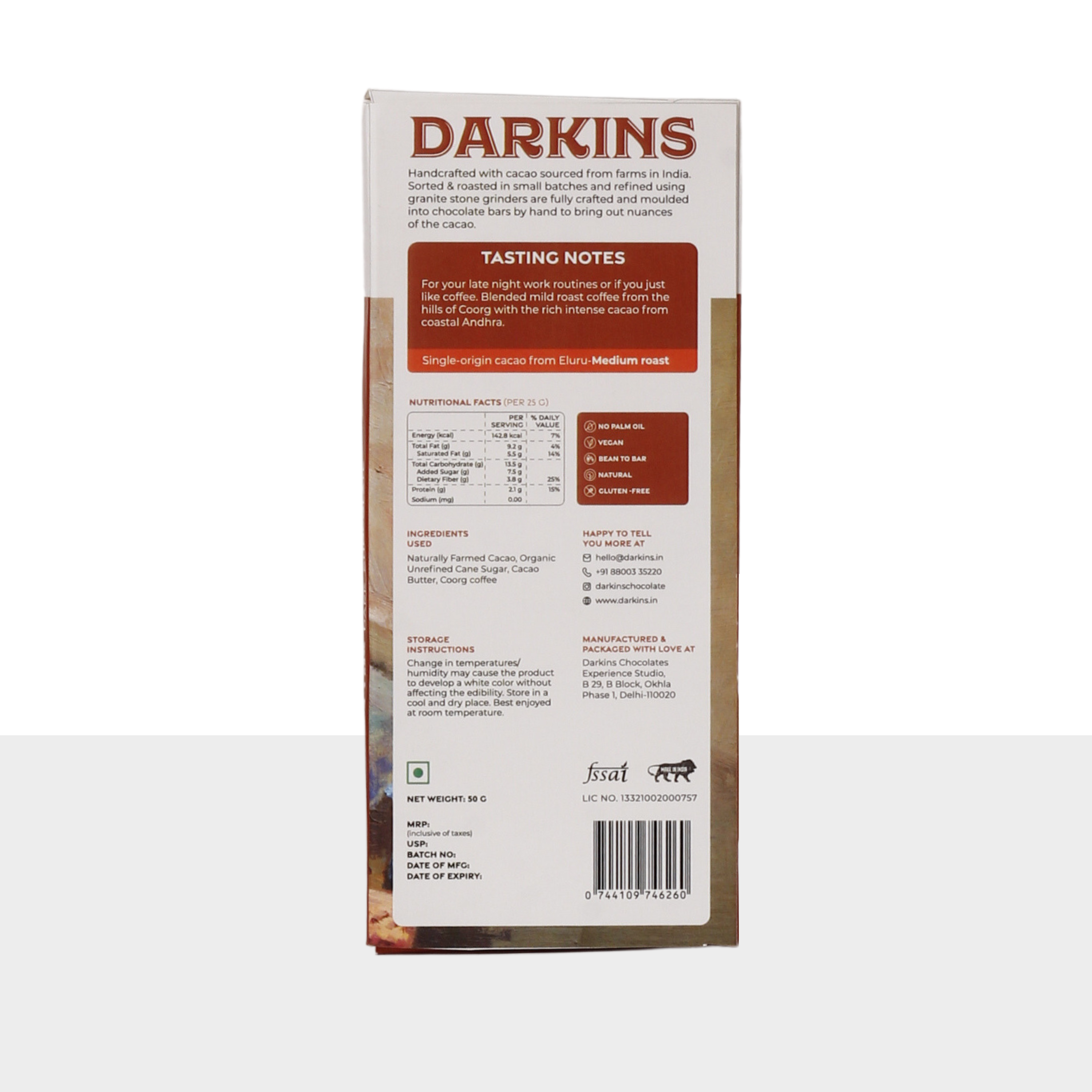 65% Dark Chocolate with Coffee