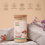 I'm Maatee Organic Skin D-Tan Powder Face Pack
Detoxifying with Sandalwood + Licorice