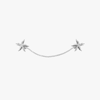 Sea Star Link Brooch - Silver Tone