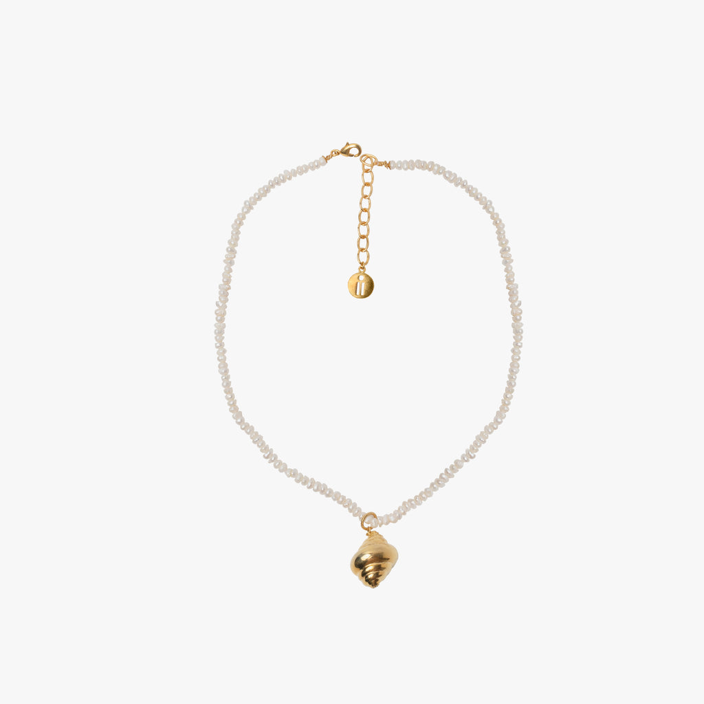Tulip Shell Pearl Necklace