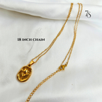 Golden Muse pendant