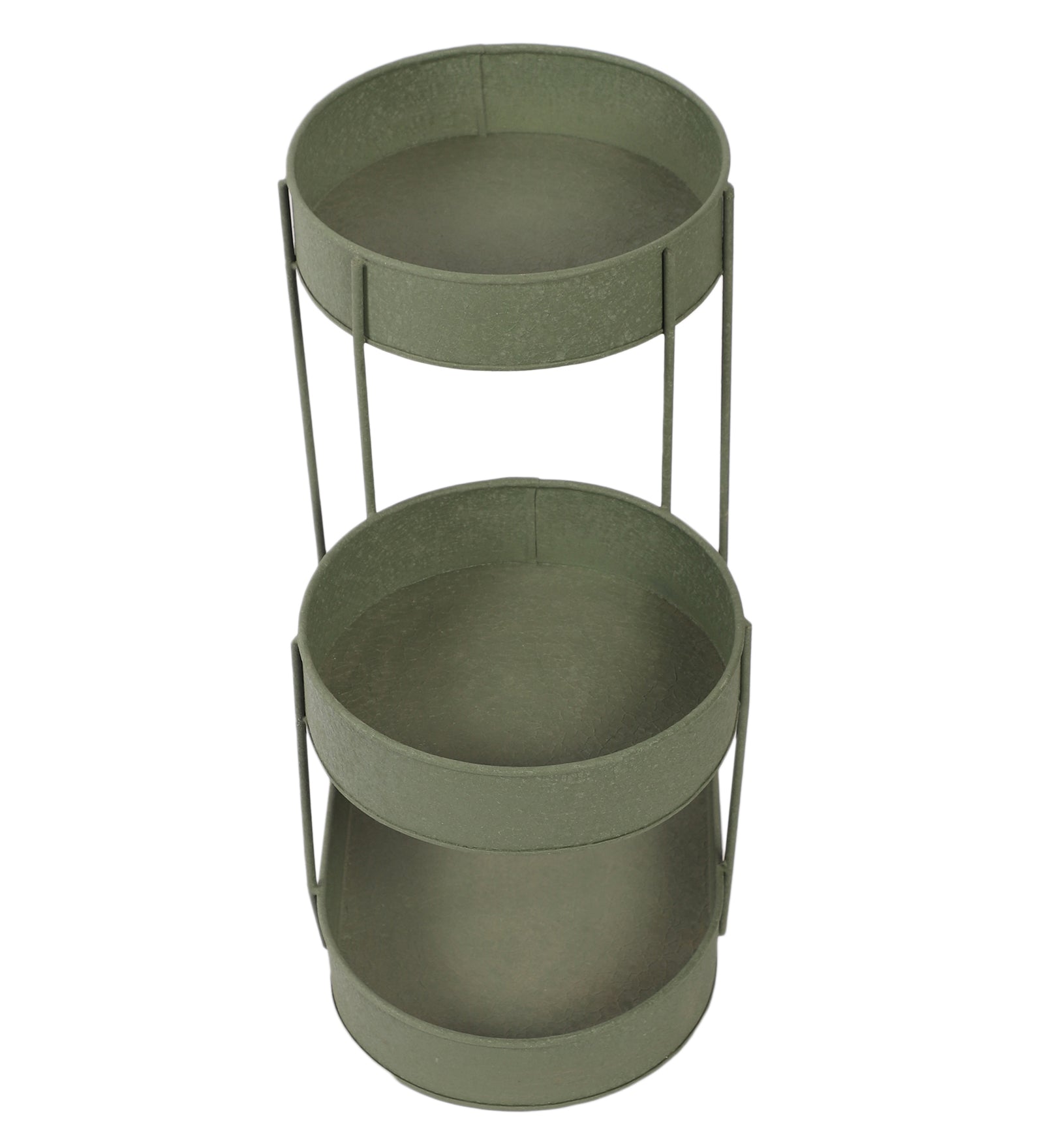 AmayaDecor's Green Textured Organizer | Green | Iron with Powder Coating Pack of 1