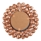 Amaya Decors Copper Rose Mirror Set of 2 (15x15 Inch)