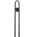 Amaya Decors Black Long Pipe Clock