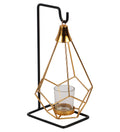 Amaya Decors Gold & Black Diamond Pendulam | Gold & Black | Iron with Powder Coating
