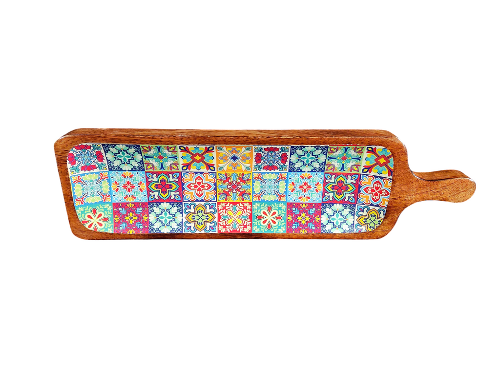 Bat Shaped Platter - Peranakan Colorful Collection