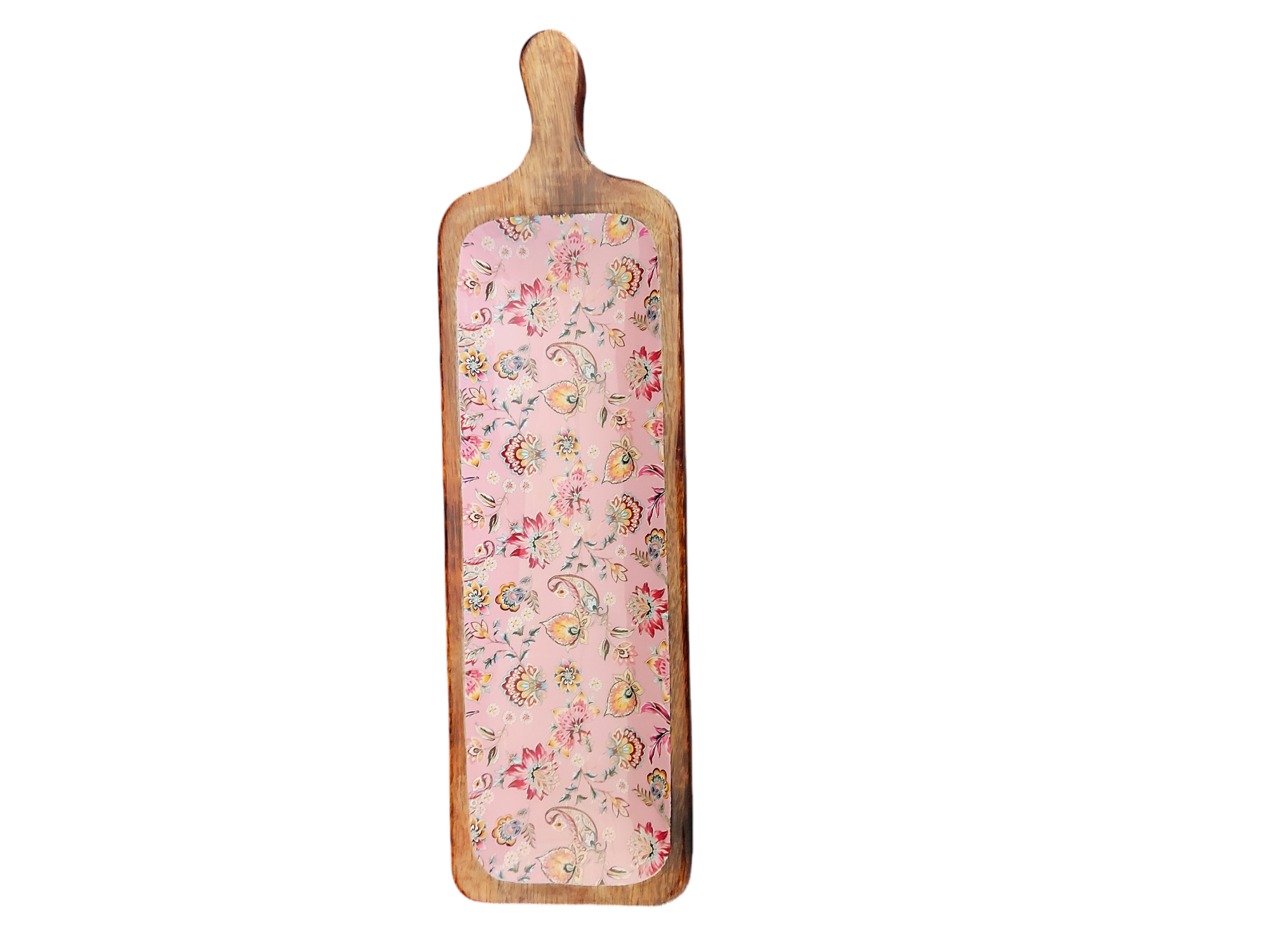 Bat Shaped Platter - Pink Paisley Collection
