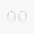 Kimberly Hoops - Silver