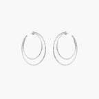 Kimberly Hoops - Silver
