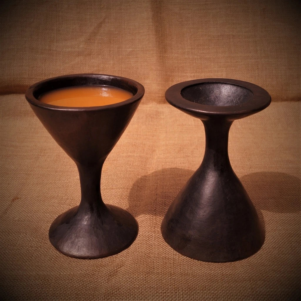 Sherry - Longpi Black Pottery Wine Glass