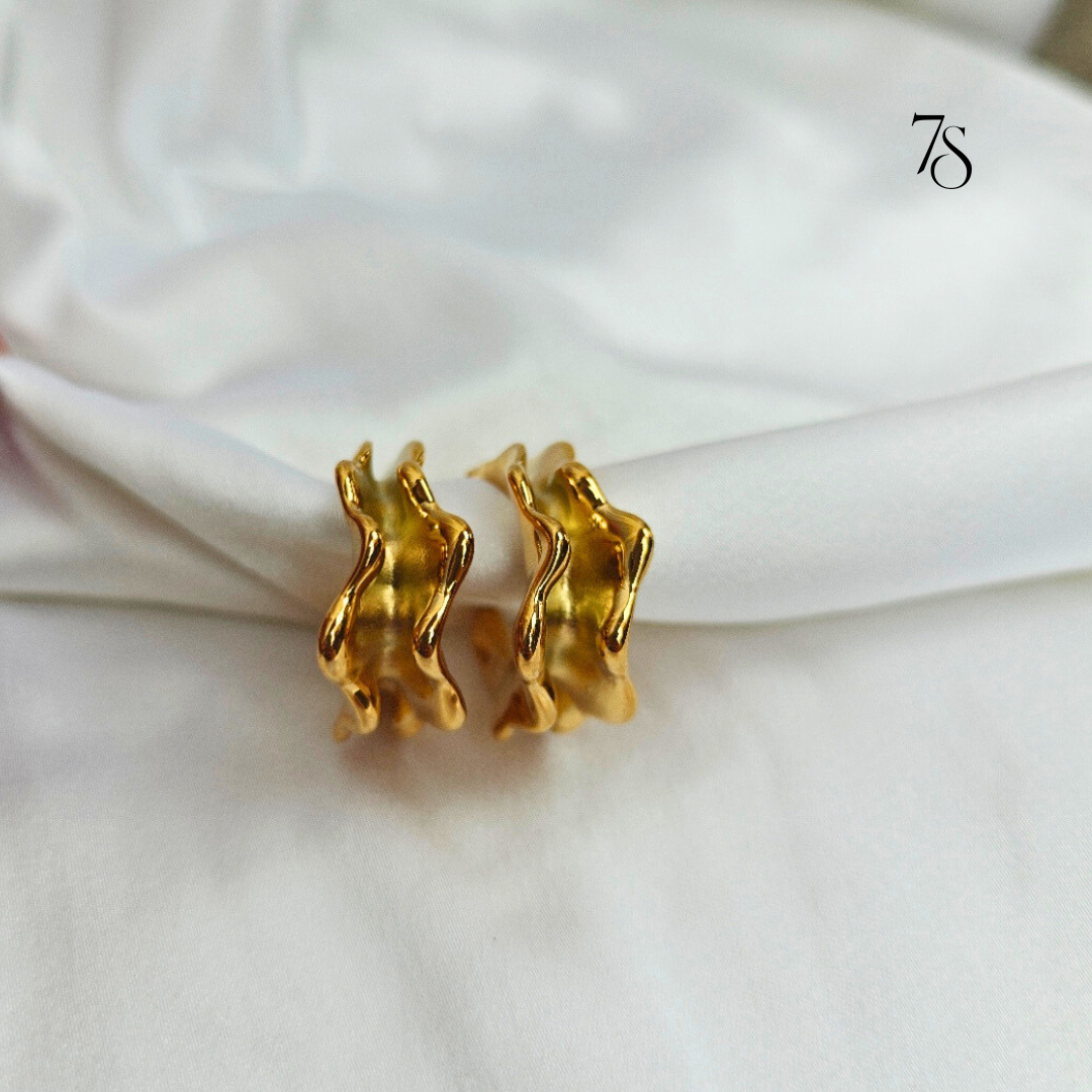 Molten Gleam Hoops