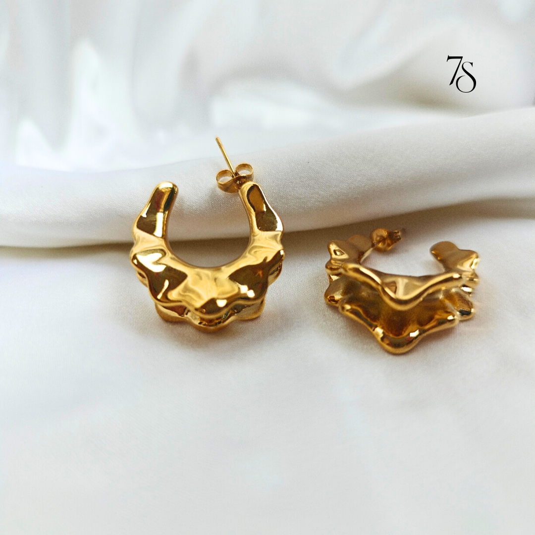 Molten Gleam Hoops