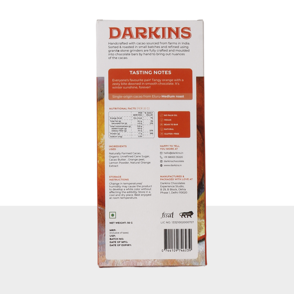 63% Dark Chocolate with Orange
