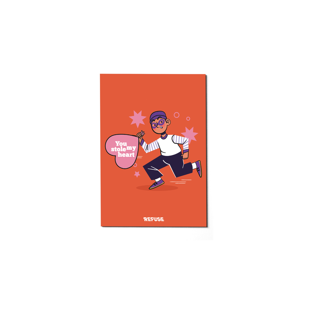 You Stole My Heart Greeting Card