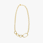 Trunk Long Necklace - Gold Tone