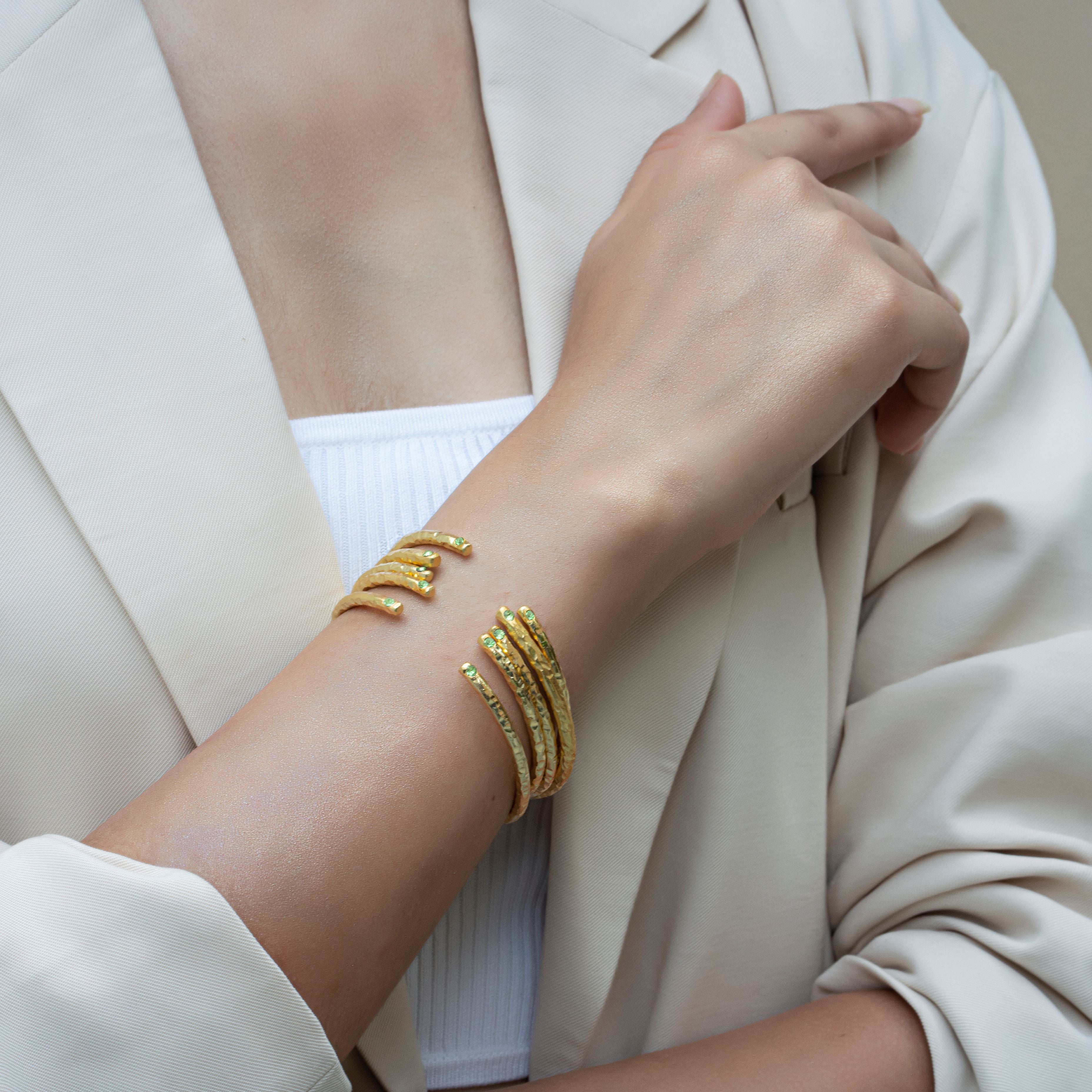 Empress Bangle - Peridot