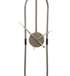 Amaya Decors Gold Pipe Oval Clock