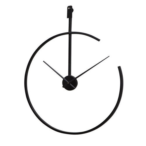 Amaya Decors Half Ring Metal Wall Clock