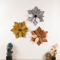 Amaya Decors Flower Shape Wall Decor Set of 3